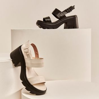 Plataforma tratorada Jenni - OFF-WHITE