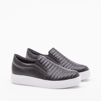 Tênis slip on - PRETA