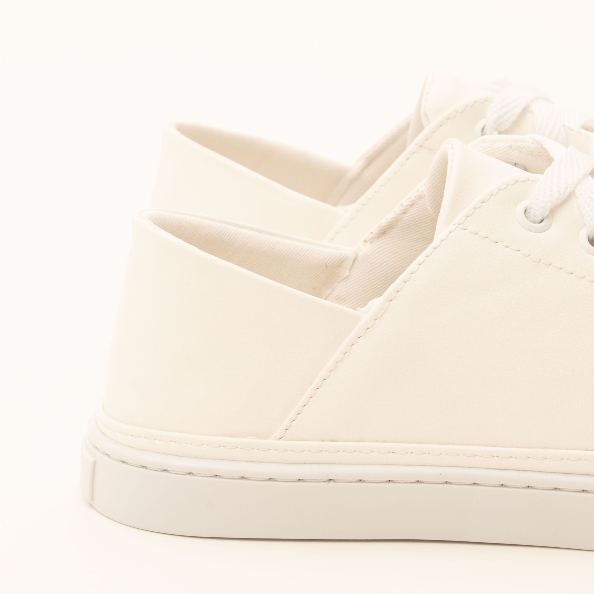 Tênis mule clean - BRANCA | Sapatella
