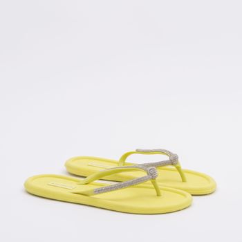 Chinelo cabedal com detalhe de nó - LIMA