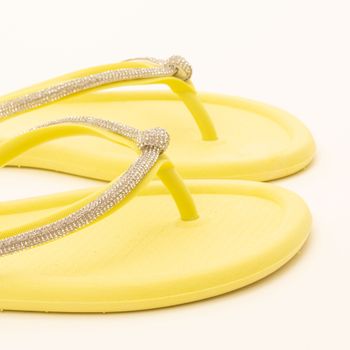 Chinelo cabedal com detalhe de nó - LEMON