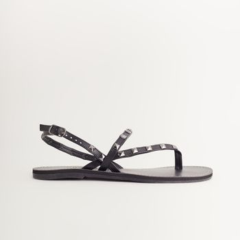 Rasteira com ilhós - PRETA