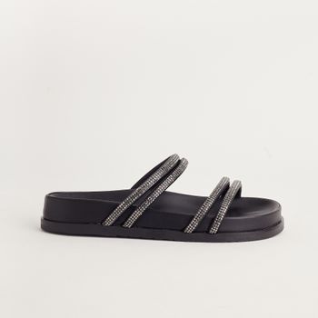 Birken com Tiras Strass - PRETA