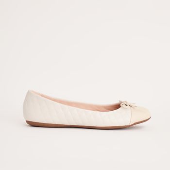 Sapatilha Bico Redondo - OFF-WHITE