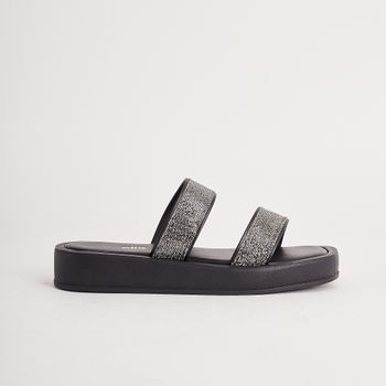 Papete strass tiras - PRETA