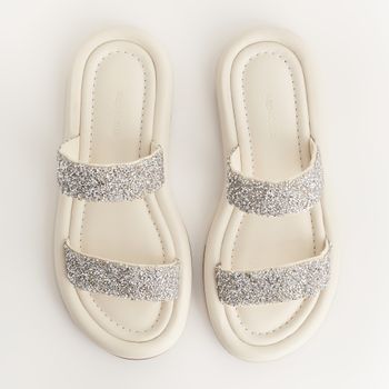 Papete com glitter - OFF-WHITE