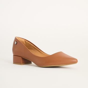 Scarpin napa básico - CARAMELO