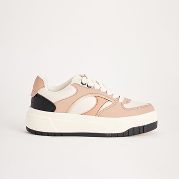 Tênis napa mesh - BRANCO/PRETO/CARAMELO/ROS