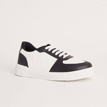 Tênis plataforma urban - BRANCO/PRETO