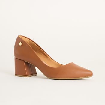 Scarpin napa médio - CARAMELO