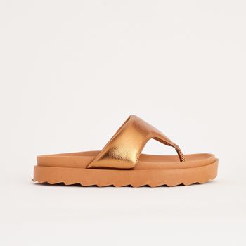 Papete puff metalizado - BRONZE