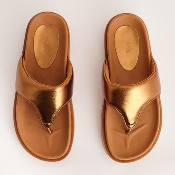Papete puff metalizado - BRONZE