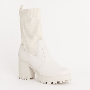 Bota curta soft - OFF-WHITE