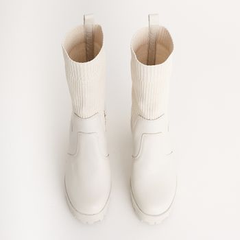 Bota curta soft - OFF-WHITE