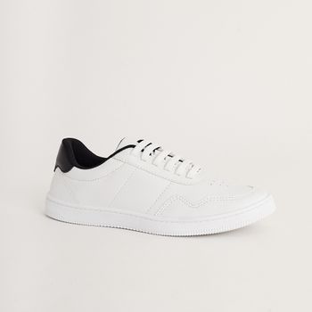 Tênis Casual - BRANCO/PRETO