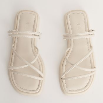 Papete básica tiras finas - OFF WHITE