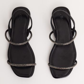 Rasteira Glam - PRETA