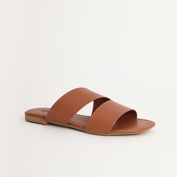 Rasteira casual - CARAMELO