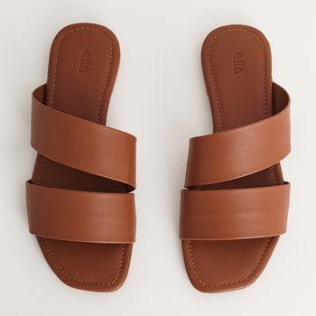 Rasteira casual - CARAMELO