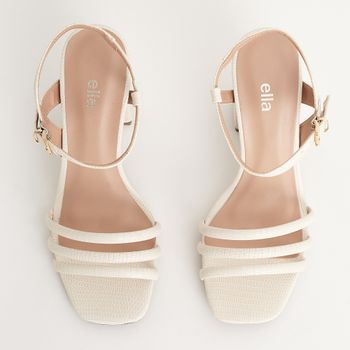 Sandália alta - OFF WHITE