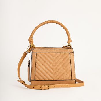 Bolsa estruturada matelassê - BEGE