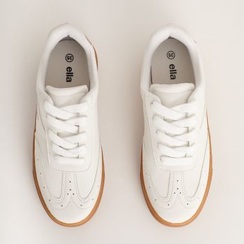 Tênis Casual Floater - BRANCO/CHAMPAGNE