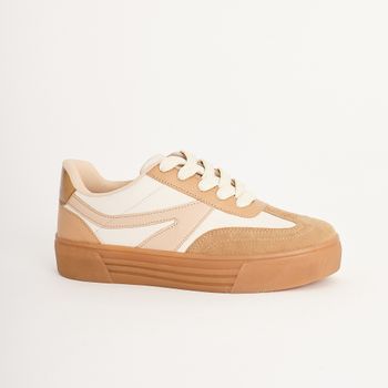 Tênis Casual Floater - OFF WHITE/PALHA/AMENDOA/B