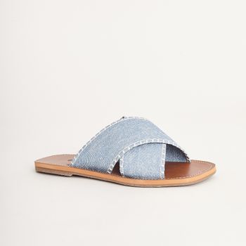 Rasteira Casual Jeans - AZUL