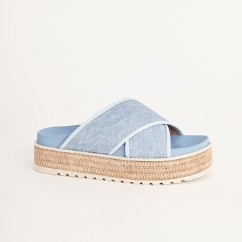 Papete Jeans - AZUL/AQUA