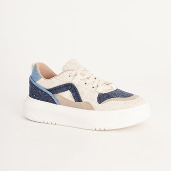 Tenis Urban Jeans - AZUL/AREIA