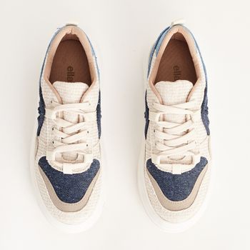 Tenis Urban Jeans - AZUL/AREIA