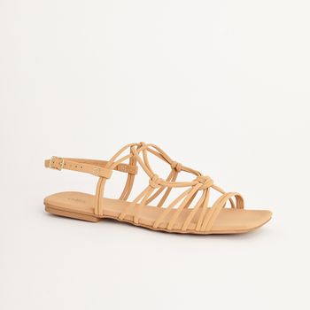 Rasteira Trançada Nó - PALHA