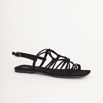 Rasteira Trançada Nó - PRETA