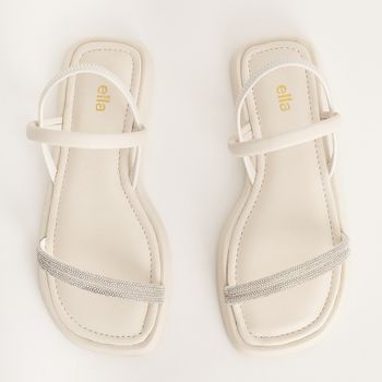 Papete em manta - OFF WHITE/CRISTAL