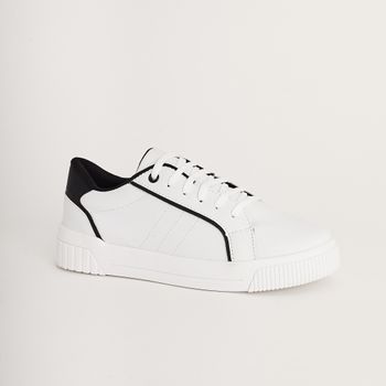 Tenis casual - BRANCO/PRETO