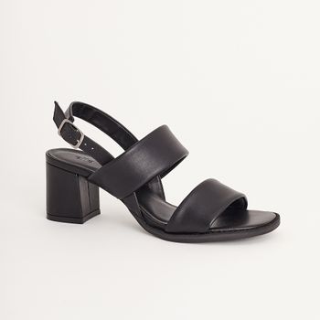 Sandália Média casual - PRETA