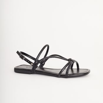 Rasteira Casual - PRETA