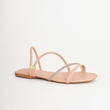 Rasteira Casual em manta - BLUSH/ROSE