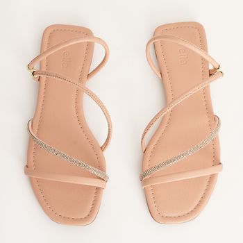 Rasteira Casual em manta - BLUSH/ROSE