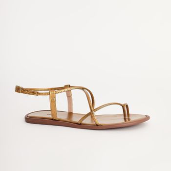 Rasteira palmilha comfort - BRONZE