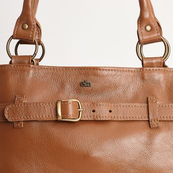 Bolsa Média Couro Fly - CARAMELO