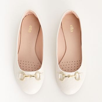 Sapatilha napa detalhe - OFF WHITE