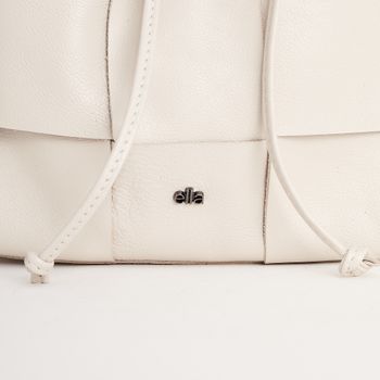 Bolsa saco texturizada - OFF WHITE