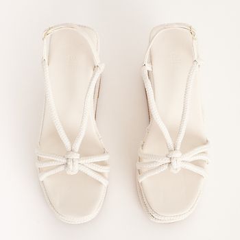 Anabela em Corda - OFF WHITE