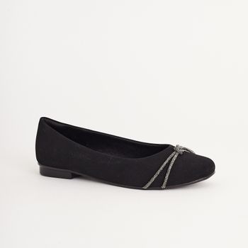 Sapatilha nó strass - PRETO/ONIX