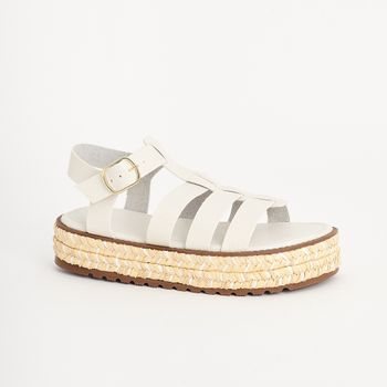 Plataforma Fisherman Sola Trança - OFF WHITE