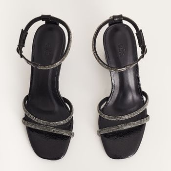 Sandália Glow - PRETO/ONIX