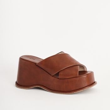 Plataforma Rústica X - CARAMELO