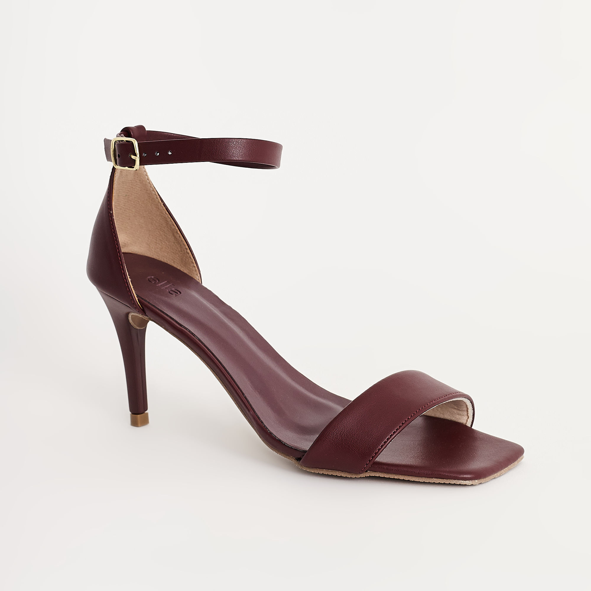 Sandália Salto Fino Clássica MARSALA Sapatella