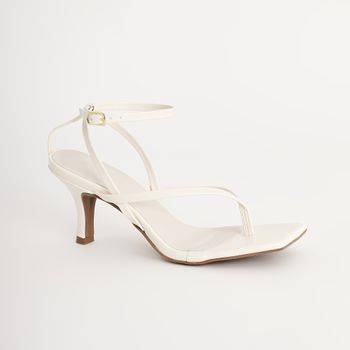 Sandália Média Tiras de Dedo - OFF WHITE